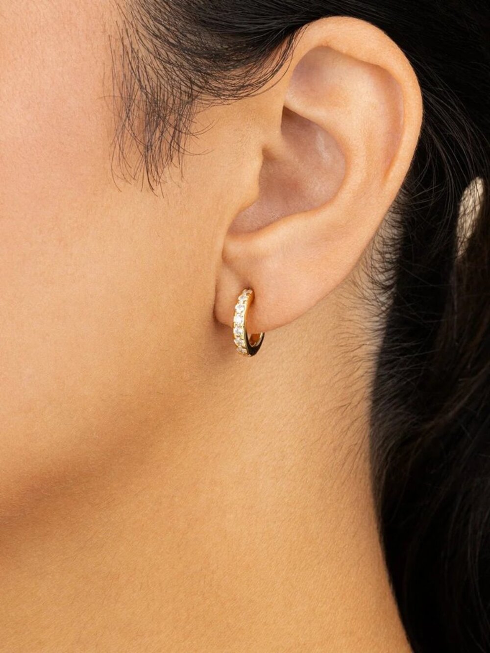 Never-Worn Sterling Forever 14K Gold Plated Hoops
